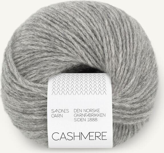 Sandnes Garn Cashmere 1042 Grey Melange