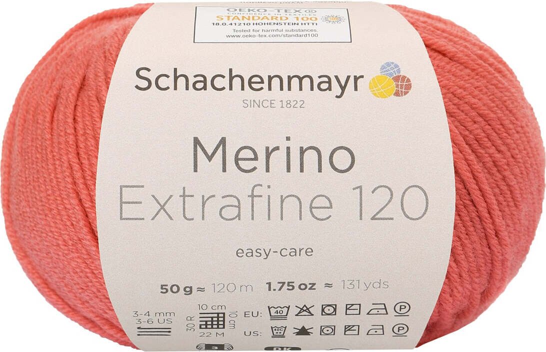 Schachenmayr Merino Extrafine 120 134 koralli