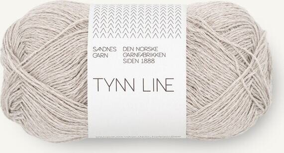 Sandnes Garn Tynn Line 3820 Pearl Gray (helmen harmaa)