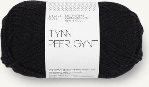Sandnes Garn Tynn Peer Gynt 1099 musta