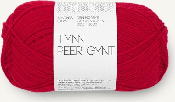 Sandnes Garn Tynn Peer Gynt 4219 True Red