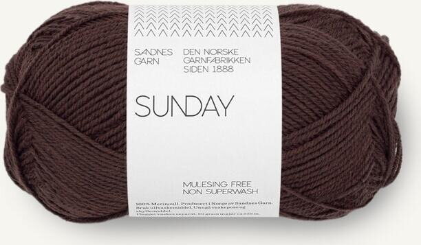 Sandnes Garn Sunday 3591 Chocolate