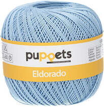 Puppets Eldorado 10 crochet yarn 50 g 4280 helesinine