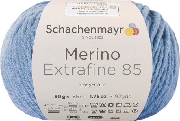 Schachenmayr Merino Extrafine 85 256 meleerattu pilvi