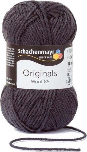 Schachenmayr Originals Wool 85 298 Tummanharmaa