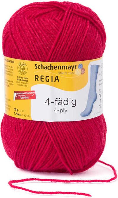 Regia 4-ply sock yarn 50 g 2002 Cherry