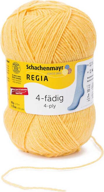 Regia 4-ply sock yarn 50 g 2041 Yellow