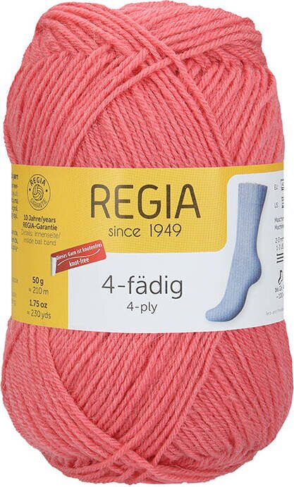 Regia 4-ply sock yarn 50 g 1060 Coral