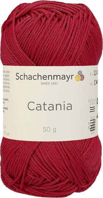 Schachenmayr Catania 50 g 00258 mansikka