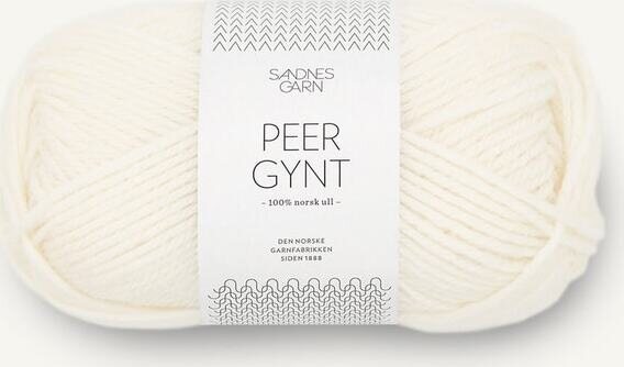 Sandnes Garn Peer Gynt 1002 Valkoinen