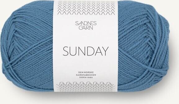 Sandnes Garn Sunday 6042 Tumma taivaansininen