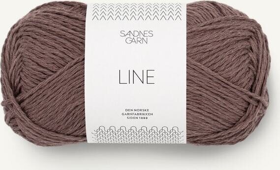 Sandnes Garn Line 3161 Tammenterho (lämmin ruskea)