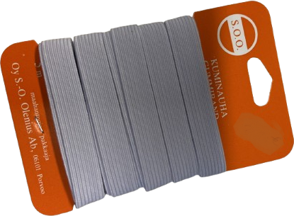 SOO Kuminauha 10 mm Valkoinen