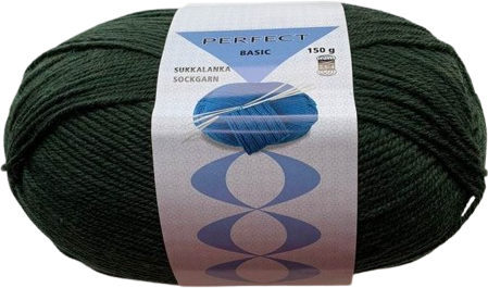 Perfect Basic, durable 8-ply sock yarn for everyday wear 150g 07 Πράσινο