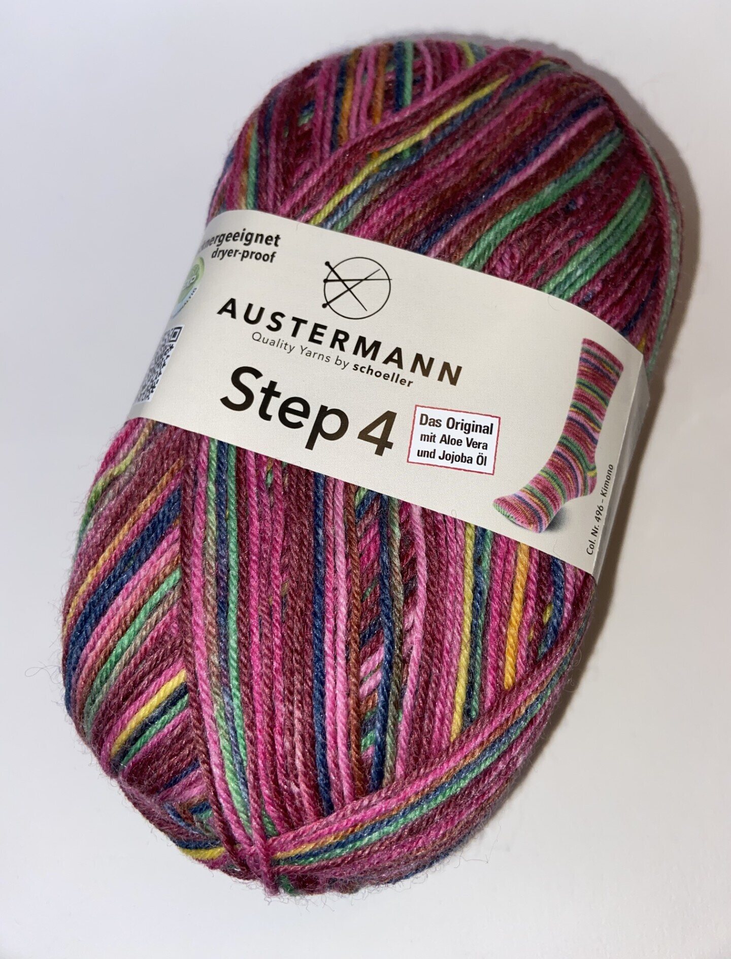 AUSTERMANN Step 4 multicolor sock yarn 496 Kimono Kamelia