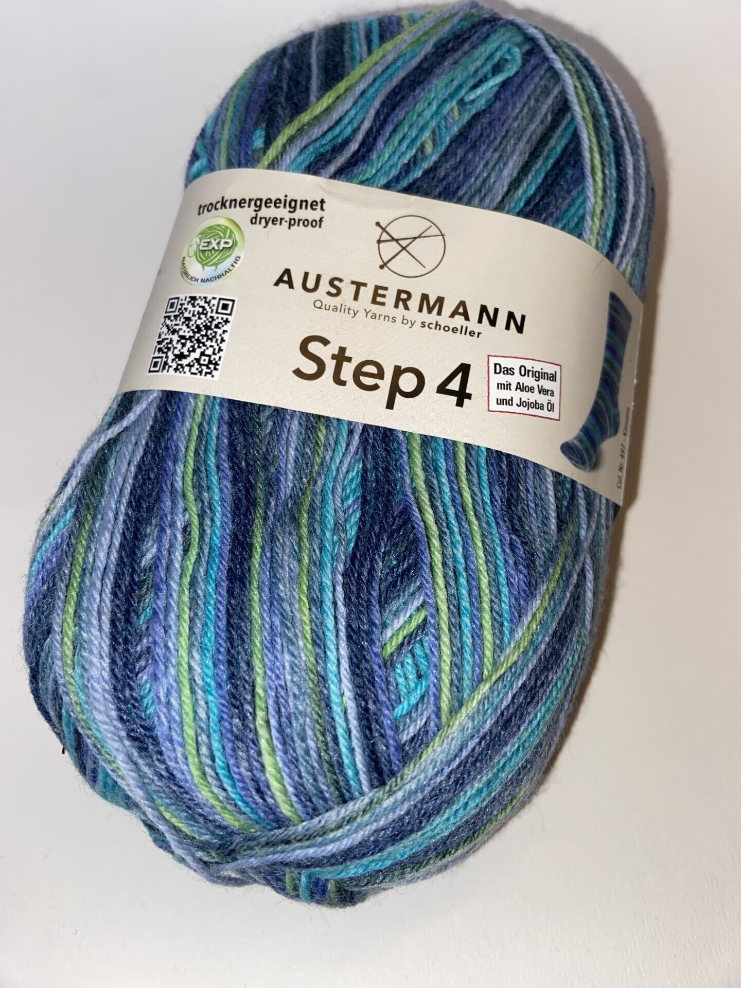 AUSTERMANN Step 4 multicolor sock yarn 497 Kimono Hortensie