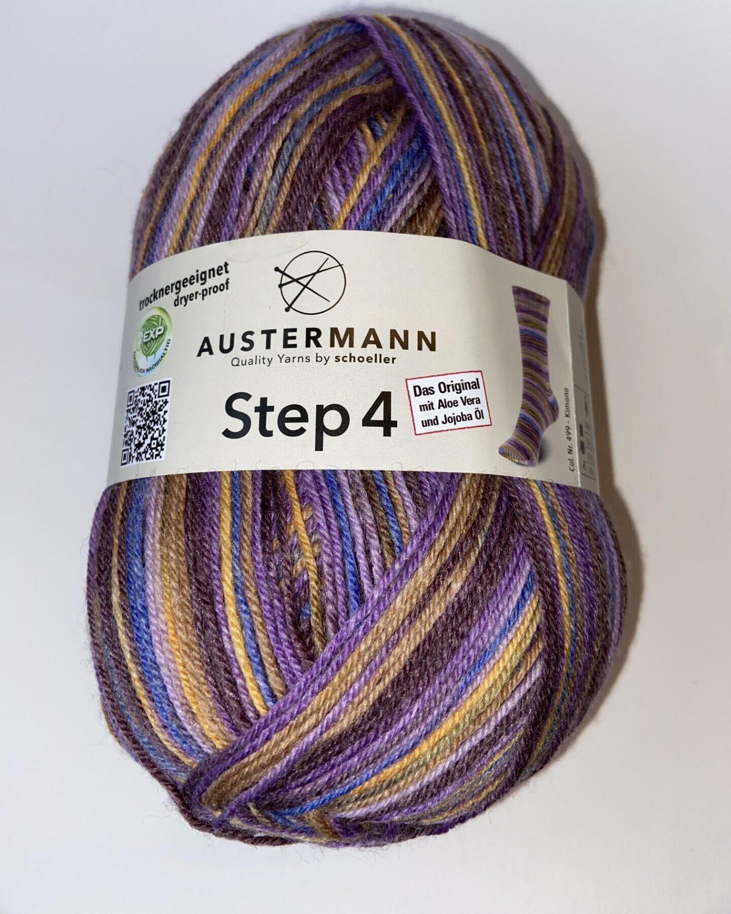AUSTERMANN Step 4 multicolor sock yarn 499 Kimono Cosmea
