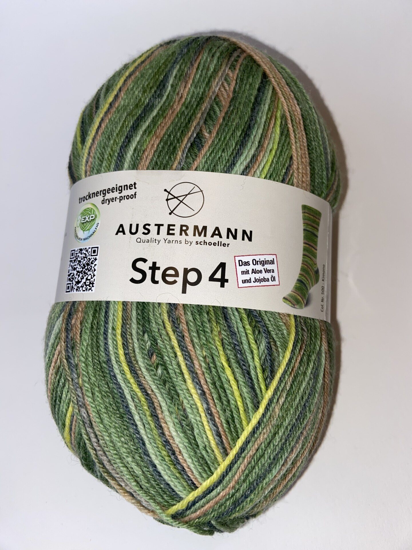 AUSTERMANN Step 4 multicolor sock yarn 500 Kimono Jasmin