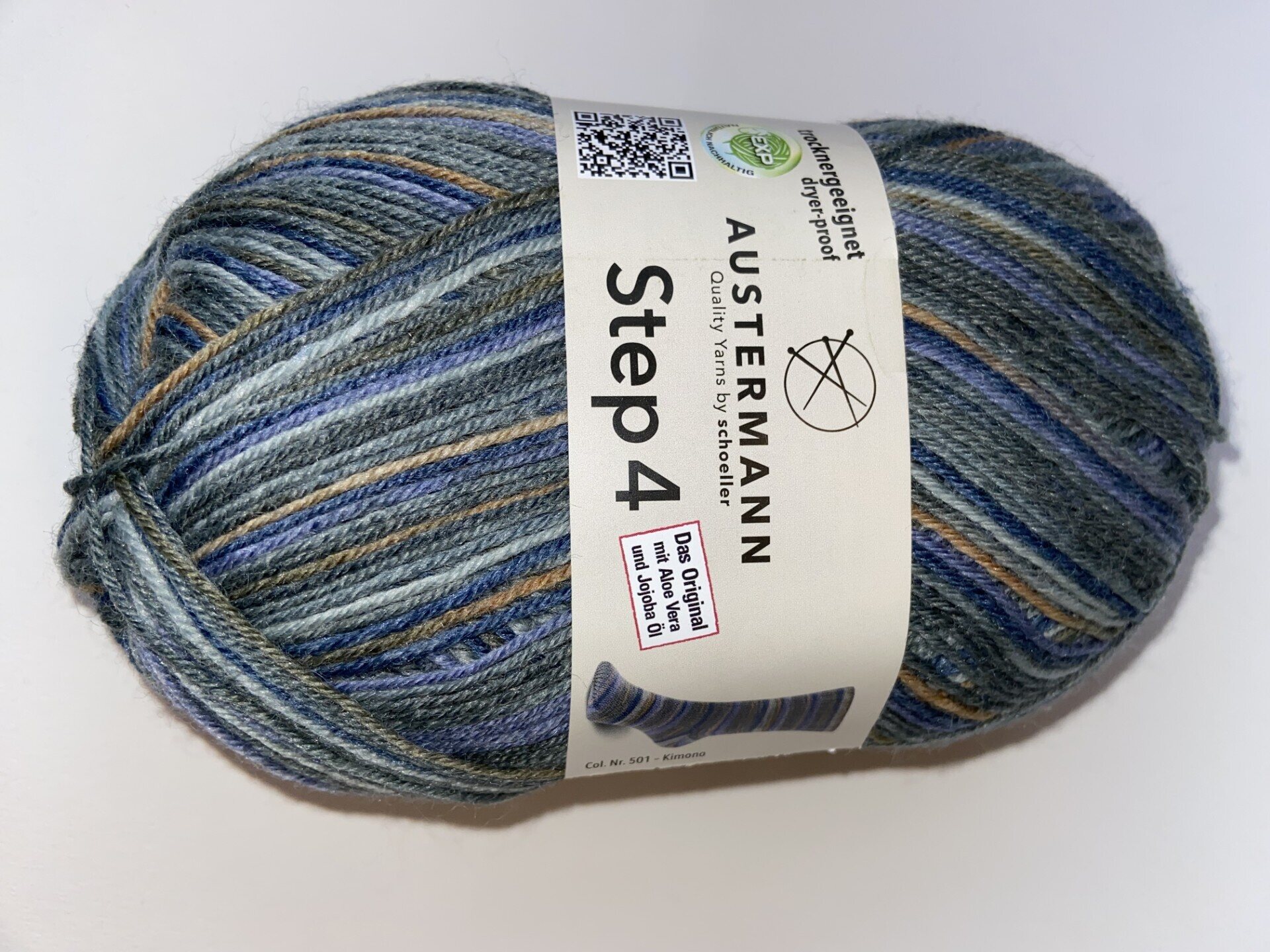 AUSTERMANN Step 4 multicolor sock yarn 501 Kimono Iris