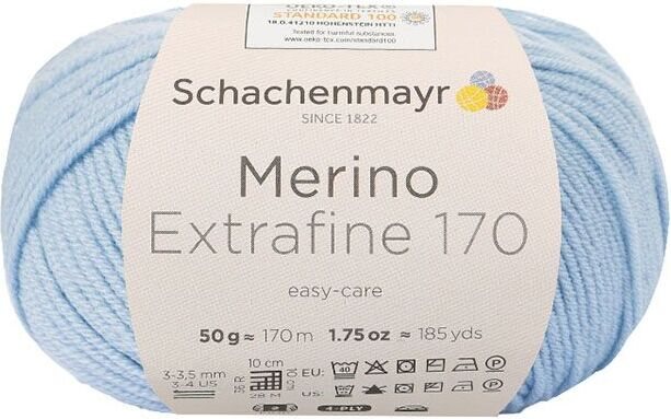 Schachenmayr Merino Extrafine 170 52 Light blue