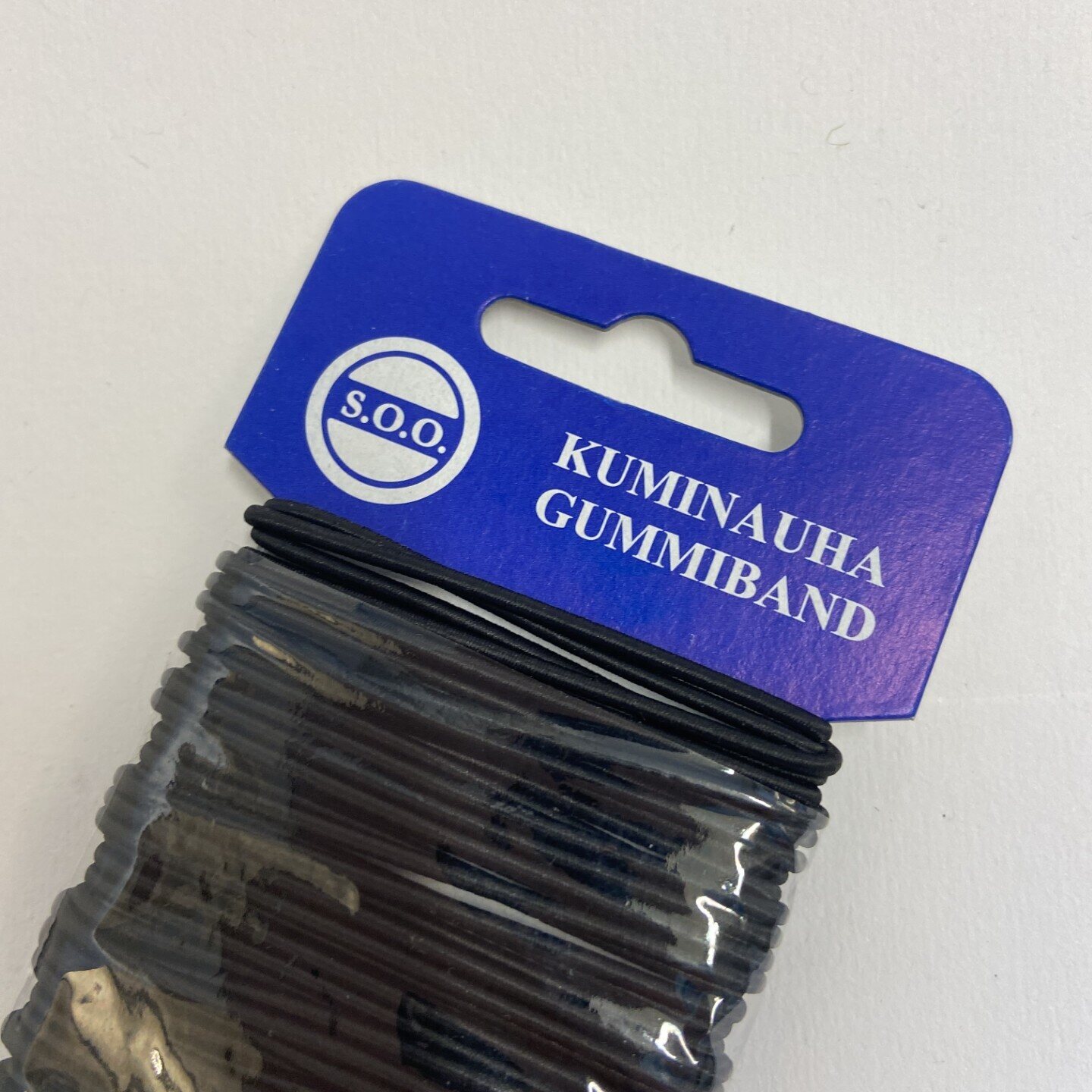 SOO Kuminauha 2mm pyöreä Musta