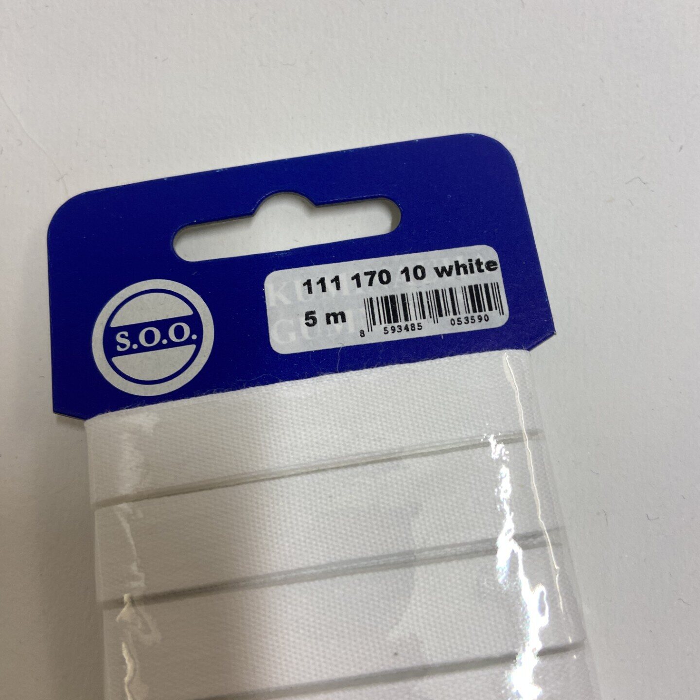 SOO Kanttinauha 10mm Bianco