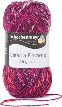 Schachenmayr Catania Flammé 50g 00394 burgundi