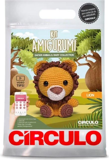 Circulo Safari Animals - Amigurumi Kit Leu