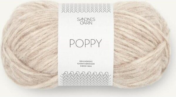 Sandnes Garn Poppy 2611 hellbeigemeleerattu