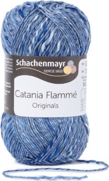 Schachenmayr Catania Flammé 50g 00269 harmaan sininen