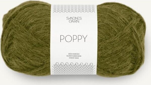Sandnes Garn Poppy 9563 Sammaleenvihreä