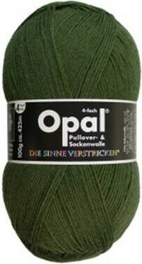 OPAL UNI 4 ply high-quality and soft sock yarn 5184 Dark green