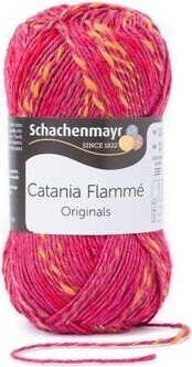 Schachenmayr Catania Flammé 50g 00258 pinkki/keltainen