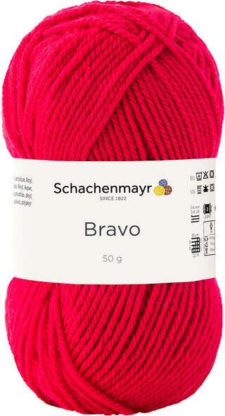 Schachenmayr Bravo Knitting Yarn 50 g 8309 kirsikka
