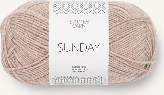 Sandnes Garn Sunday 2650 Meleerattu beige