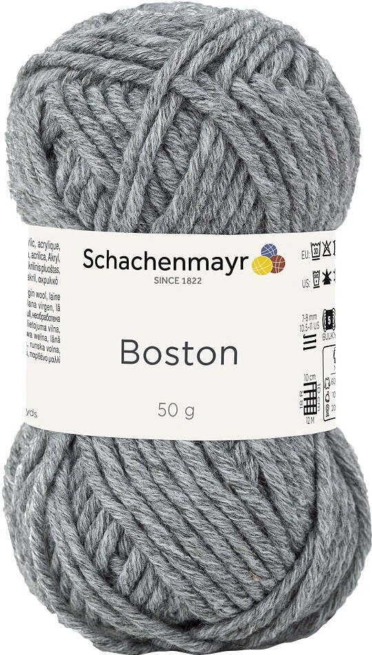Schachenmayr Boston 50g 92 keskiharmaa