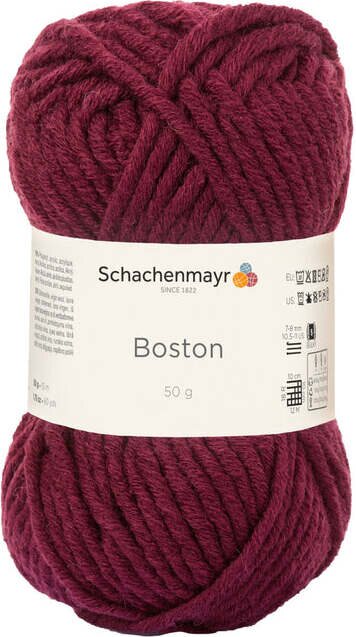 Schachenmayr Boston 50g 132 burgundy