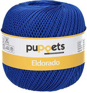 Puppets Eldorado 10 crochet yarn 50 g 7133 μπλε