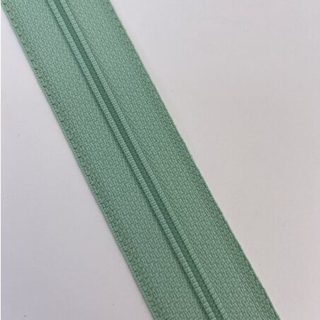 SOO Open-End Zipper – Jacket Zipper for Sewing, 40cm Light green (spiraali)
