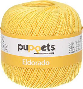Puppets Eldorado 10 crochet yarn 50 g 7516 κίτρινο