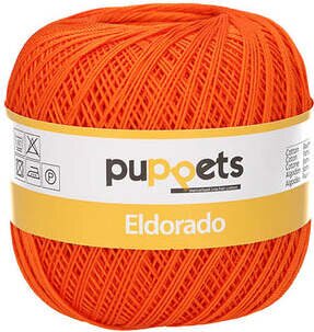 Puppets Eldorado 10 crochet yarn 50 g 7329 πορτοκαλί