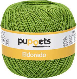 Puppets Eldorado 10 crochet yarn 50 g 8255 πράσινο