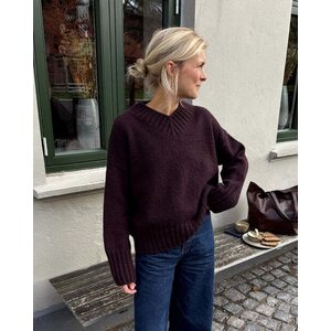 Petite Knit Hannah Sweater V-neck (suomeksi)