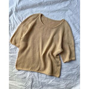 Petite Knit Cumulus Tee O-neck