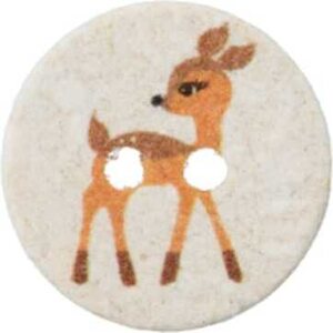 Prym NAPPI BAMBI 15MM valkoinen(453679)