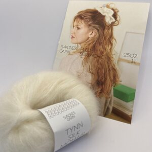 Sandnes Garn Fleur Scrunchie ohje ja langat
