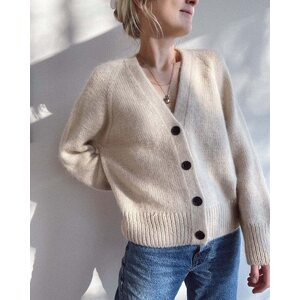 Petite Knit Champagne Cardigan (suomeksi)