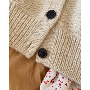 Petite Knit Champagne Cardigan (suomeksi)