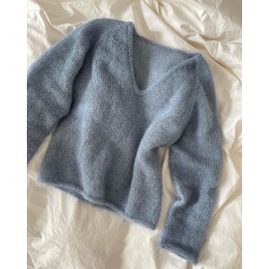 Petite Knit Cumulus Blouse V-aukko (suomeksi)
