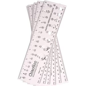 ChiaoGoo 20 cm Needle Gauge & Ruler